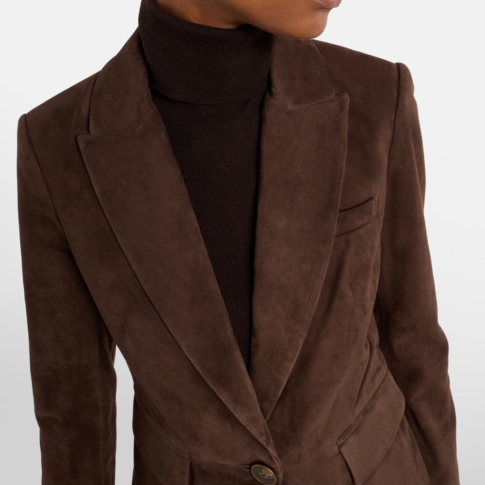 Veronica Beard Duane suede blazer - Picture 4 of 12